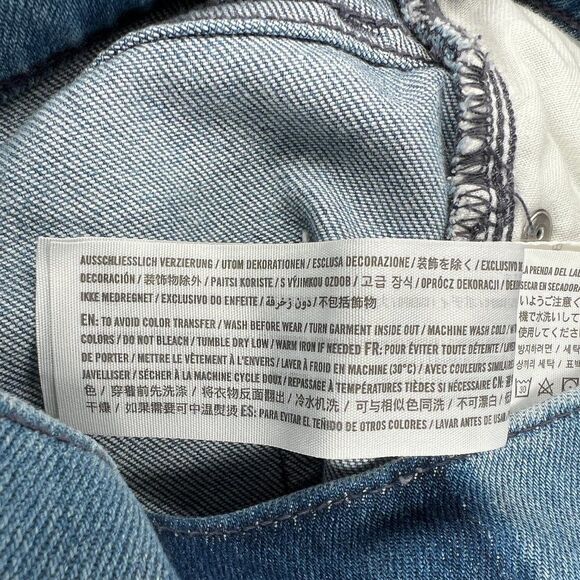 Hollister‎ Men's Slim Straight Epic Flex Light Wash Distressed Jeans - Picture 10 of 11